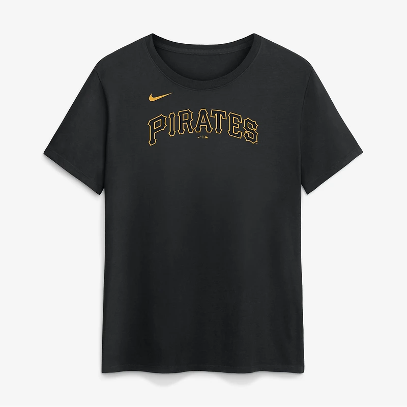 T-shirt Nike noir Pittsburgh Pirates pour femme