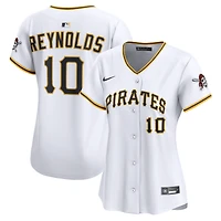 Maillot Nike Bryan Reynolds blanc des Pirates de Pittsburgh à domicile pour femme, édition limitée