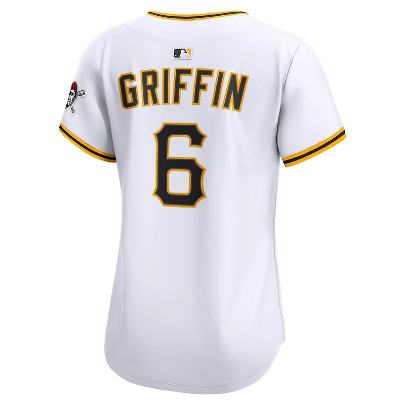 Women's Nike Konnor Griffin White Pittsburgh Pirates Home Limited Jersey
