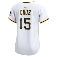 Maillot Nike Oneil Cruz blanc pour femme, édition limitée, domicile des Pirates de Pittsburgh