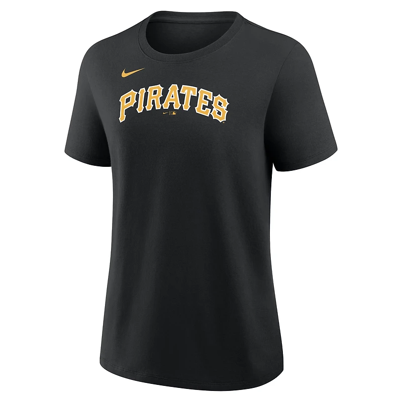 Women's Nike Paul Skenes Black Pittsburgh Pirates Name & Number T-Shirt