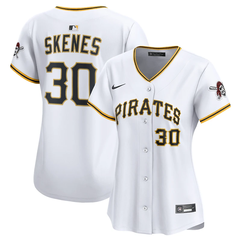 Maillot Nike Paul Skenes blanc des Pirates de Pittsburgh à domicile en édition limitée pour femme