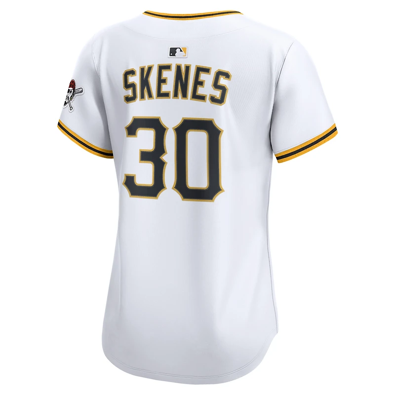 Maillot Nike Paul Skenes blanc des Pirates de Pittsburgh à domicile en édition limitée pour femme