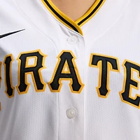 Maillot Nike blanc à domicile des Pirates de Pittsburgh pour femme