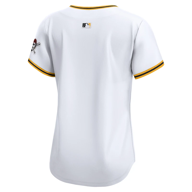 Maillot Nike blanc à domicile des Pirates de Pittsburgh pour femme