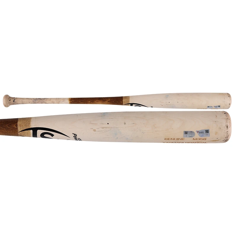 Yasmani Grandal Pittsburgh Pirates Game-Used Tan Louisville Slugger Broken Bat vs. Milwaukee Brewers on September 25, 2024
