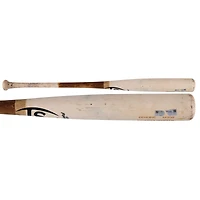 Yasmani Grandal Pittsburgh Pirates Game-Used Tan Louisville Slugger Broken Bat vs. Milwaukee Brewers on September 25, 2024