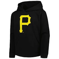 Sweat à capuche noir avec logo principal Pittsburgh Pirates Team pour jeune