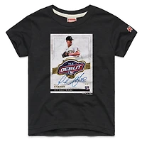 T-shirt tri-mélange Paul Skenes gris anthracite Pittsburgh Pirates Topps, hommage aux jeunes