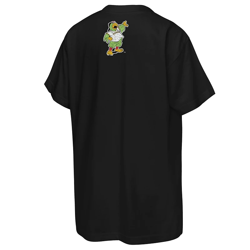 Youth Mitchell & Ness  Black Pittsburgh Pirates Big Face Mascot T-Shirt