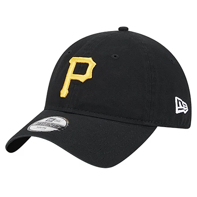Casquette réglable 9TWENTY noire Pittsburgh Pirates Team Color pour jeune New Era