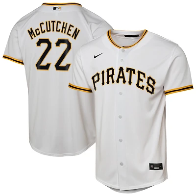 Maillot de joueur Nike Andrew McCutchen blanc pour jeunes des Pirates Pittsburgh à domicile Replica 2.0
