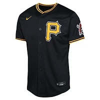 Maillot Nike noir alternatif des Pirates de Pittsburgh pour jeunes