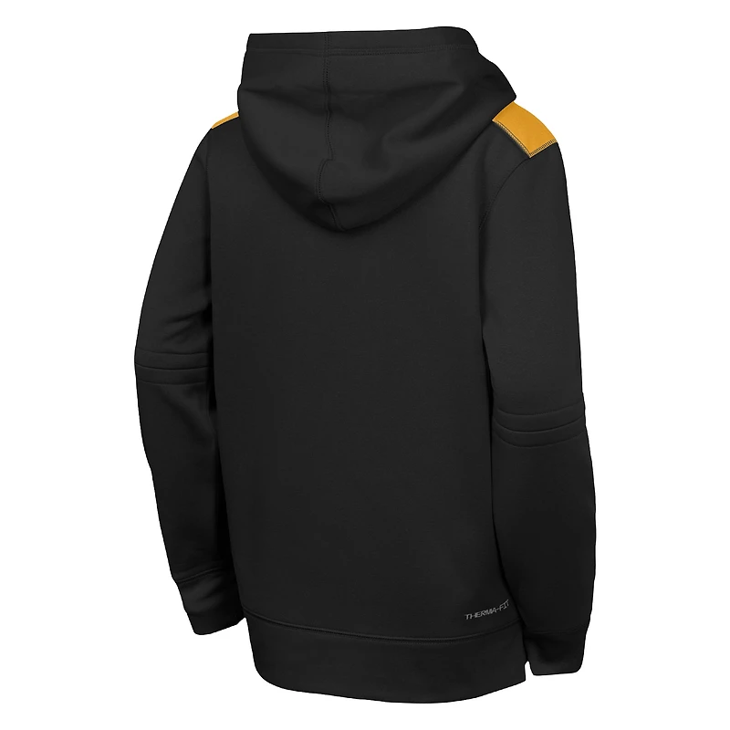 Sweat à capuche Nike noir Pittsburgh Pirates City Connect Authentic Collection Performance pour jeunes