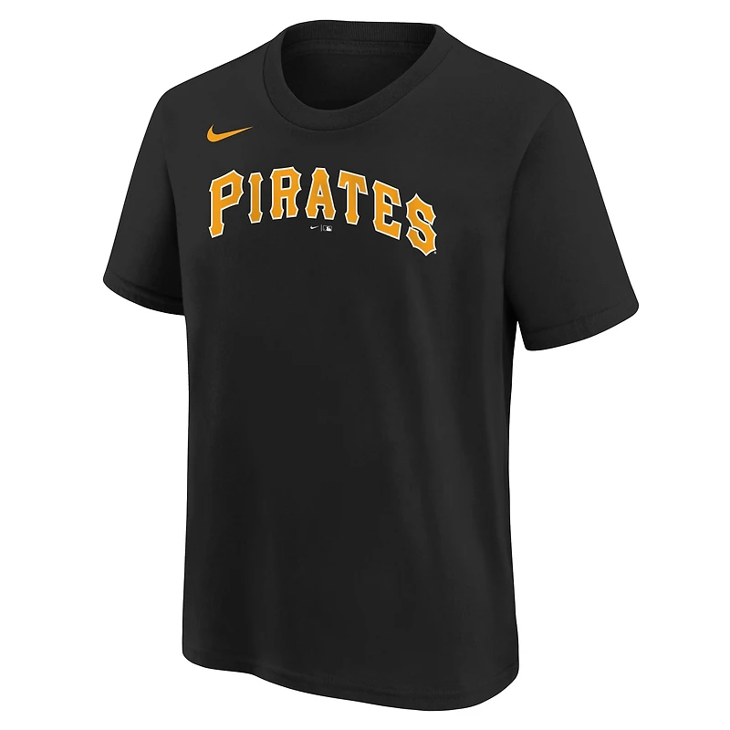 Youth Nike  Black Pittsburgh Pirates Wordmark T-Shirt