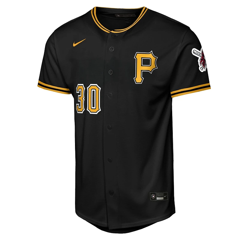 Maillot alternatif noir Nike Paul Skenes des Pirates de Pittsburgh pour jeunes