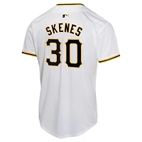 Maillot de match joueur à domicile Nike Paul Skenes pour jeunes des Pirates Pittsburgh, blanc