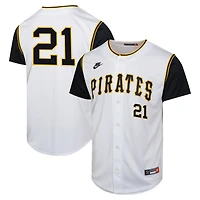 Youth Nike Roberto Clemente White Pittsburgh Pirates Cooperstown Collection Limited Player Jersey