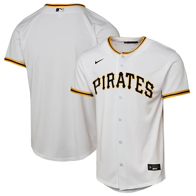 Maillot Nike blanc pour jeunes à domicile des Pirates de Pittsburgh