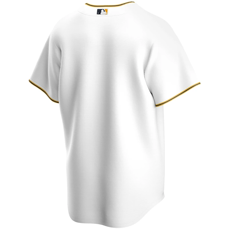 Équipe de réplique à domicile Nike des Pittsburgh Pirates blancs pour jeunes - Maillot