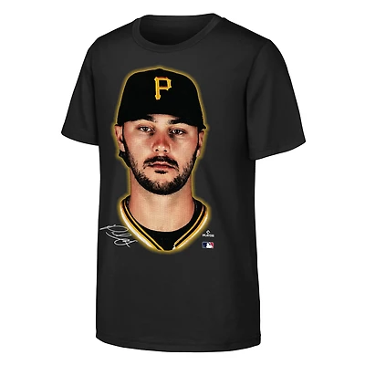 Youth Outerstuff Paul Skenes Black Pittsburgh Pirates Headliner T-Shirt