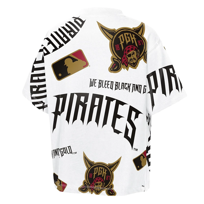 Youth Outerstuff White Pittsburgh Pirates 2026 City Connect Circus Catch T-Shirt