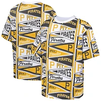 Youth Outerstuff  Yellow Pittsburgh Pirates All-Over Pennant T-Shirt
