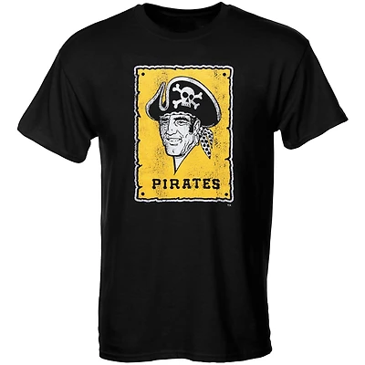 Youth Soft as a Grape Black Pittsburgh Pirates Cooperstown Collection T-Shirt