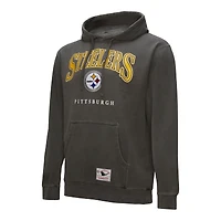 Mitchell & Ness  Gray Pittsburgh Steelers Slot Pullover Hoodie