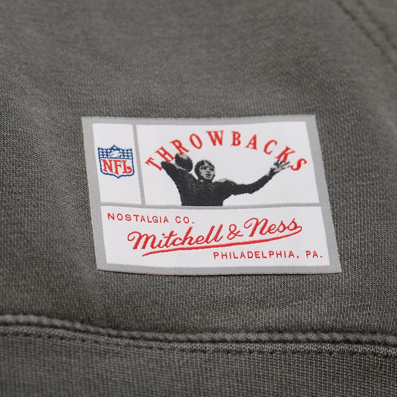 Sweat à capuche gris Mitchell & Ness Pittsburgh Steelers Slot