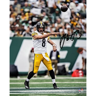 Aaron Rodgers, photographie autographiée des débuts des Steelers de Pittsburgh (16 x 20 pouces)