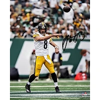 Aaron Rodgers, photographie autographiée des débuts des Steelers de Pittsburgh (16 x 20 pouces)
