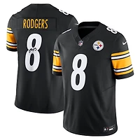 Maillot Nike Vapor F.U.S.E. noir dédicacé par Aaron Rodgers des Pittsburgh Steelers