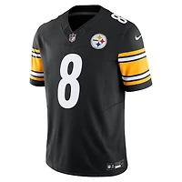 Maillot Nike Vapor F.U.S.E. noir dédicacé par Aaron Rodgers des Pittsburgh Steelers