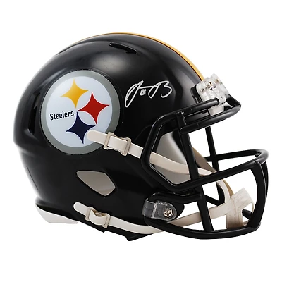Casque Riddell Speed ​​Mini autographié par Aaron Rodgers des Pittsburgh Steelers