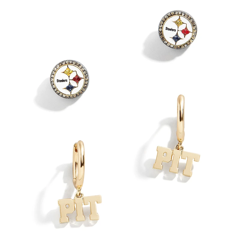 BaubleBar Pittsburgh Steelers Earring Set