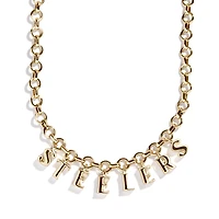 Collier à breloques BaubleBar avec le mot-symbole des Pittsburgh Steelers