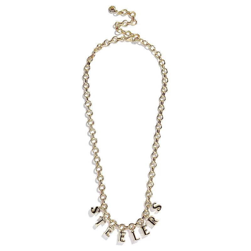 BaubleBar  Pittsburgh Steelers Wordmark Charm Necklace