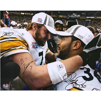 Ben Roethlisberger & Jerome Bettis Pittsburgh Steelers Autographed 16" x 20" Super Bowl XL Champions Photograph