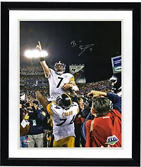 Ben Roethlisberger Pittsburgh Steelers Autographed 16" x 20" Super Bowl XLIII Celebration Photograph