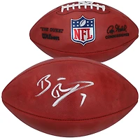 Ballon de football américain autographié par Ben Roethlisberger des Steelers de Pittsburgh lors du match contre Duke