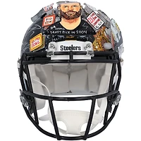 Ben Roethlisberger Pittsburgh Steelers Autographed Riddell Pro-Line Speed Helmet - Art by Charles Fazzino - NR81050442