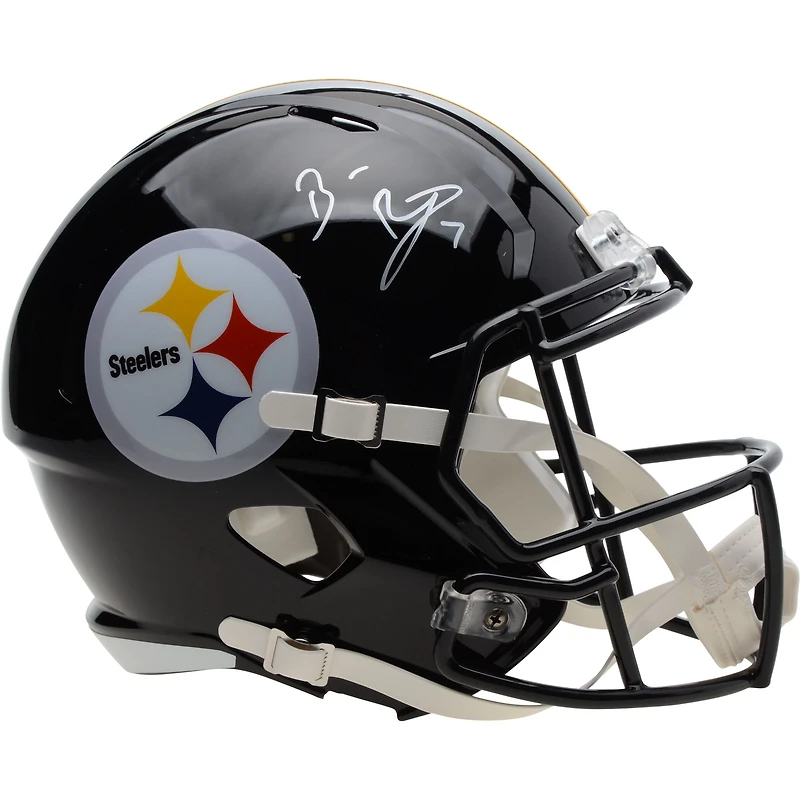 Ben Roethlisberger Pittsburgh Steelers Autographed Riddell Speed Replica Helmet