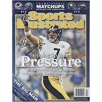 Ben Roethlisberger, des Steelers de Pittsburgh, a signé une photo de lui-même extraite du magazine Sports Illustrated du 23 janvier 2006, intitulée « Faire face à la pression ».