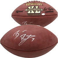 Ben Roethlisberger Pittsburgh Steelers Autographed Super Bowl XL Logo Football