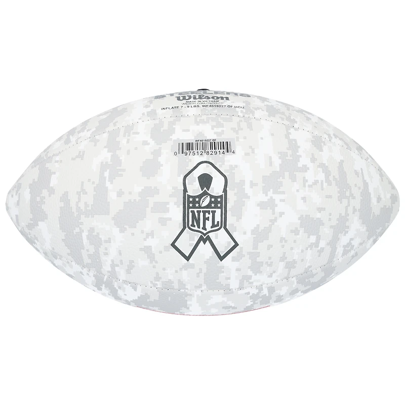 Ben Roethlisberger Pittsburgh Steelers Autographed Wilson 2024 Salute To Service Football