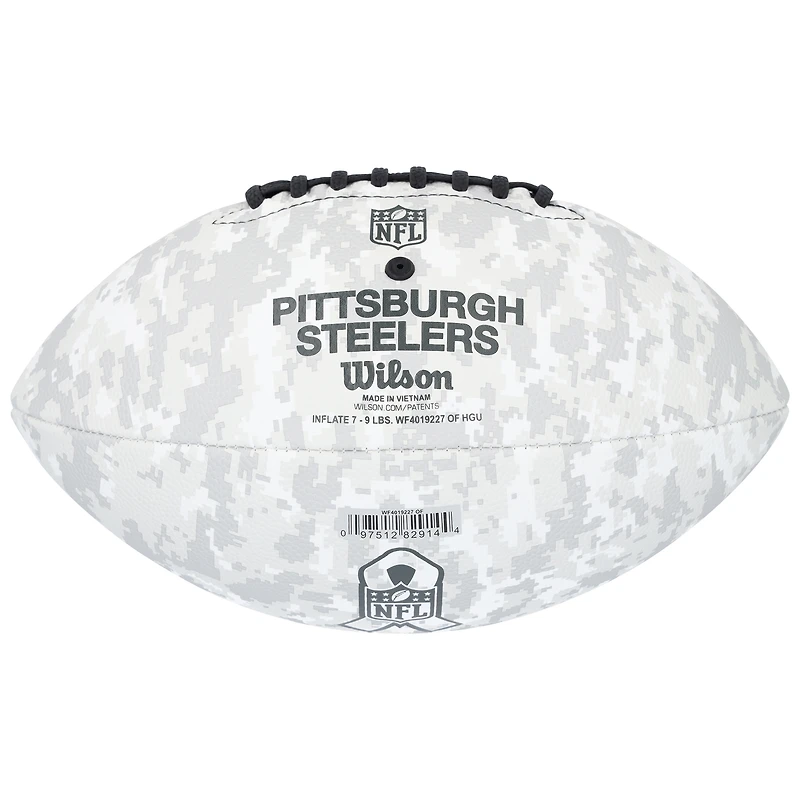 Ben Roethlisberger Pittsburgh Steelers Autographed Wilson 2024 Salute To Service Football