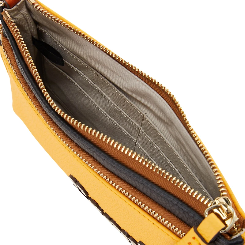 Pochette à double fermeture éclair Dooney & Bourke Pittsburgh Steelers