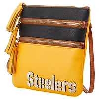 Sac à main à bandoulière triple zip Dooney & Bourke Pittsburgh Steelers Infield