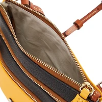 Sac à main à bandoulière triple zip Dooney & Bourke Pittsburgh Steelers Infield
